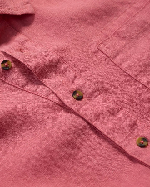 Men's Artist's Shirt in Pink Sky