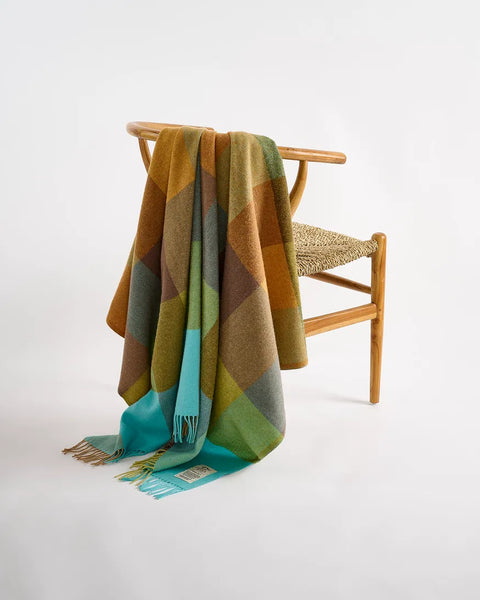Lambswool Throw in Various Colours