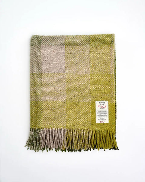 Mohair Tweed Throw in Various Colours