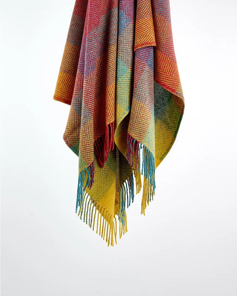 Mohair Tweed Throw in Various Colours