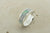 Opal Pearl Band Ring in Stirling Silver