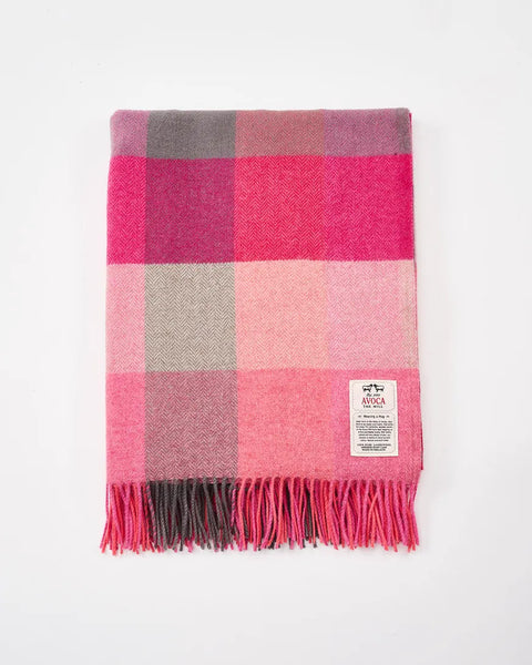 Lambswool Throw in Various Colours