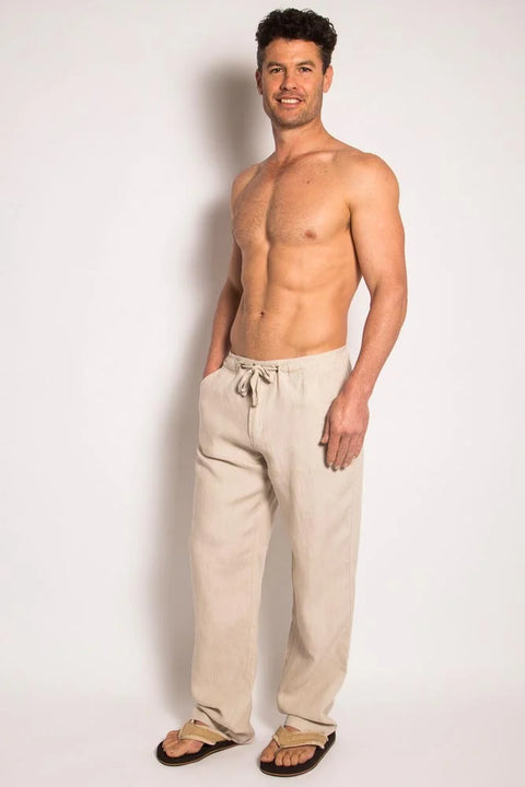 100% Hemp Baggy Pant in Bone