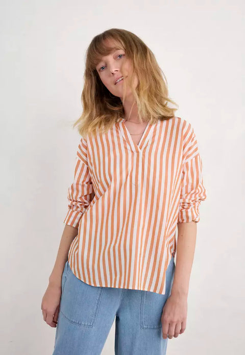 Eyebright Shirt in Mini Scallion Cumin