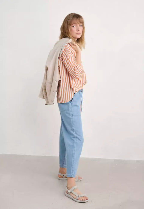 Eyebright Shirt in Mini Scallion Cumin