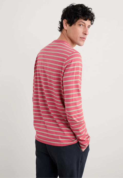 Men's Sailor Shirt in Breton Dark Clam