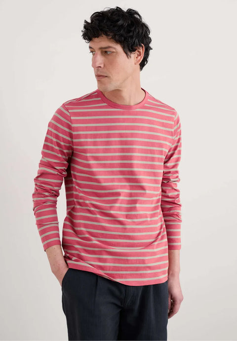 Men's Sailor Shirt in Breton Dark Clam