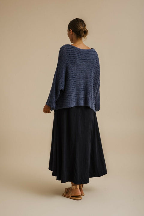 Coast to Coast Pullover in Idigo
