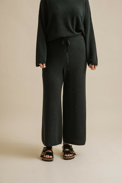 Winter Retreat Merino Cotton Pant in Pine