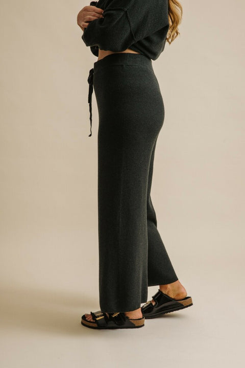 Winter Retreat Merino Cotton Pant in Pine