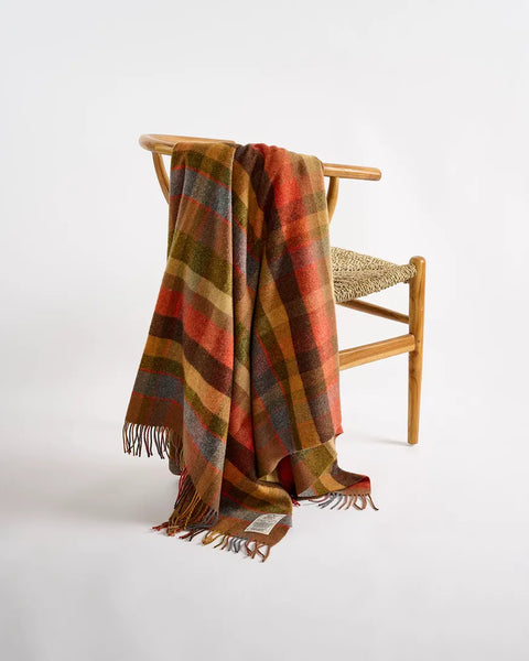 Lambswool Throw in Various Colours