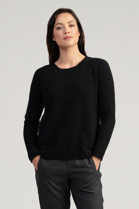 Relaxed Sweater in Jet
