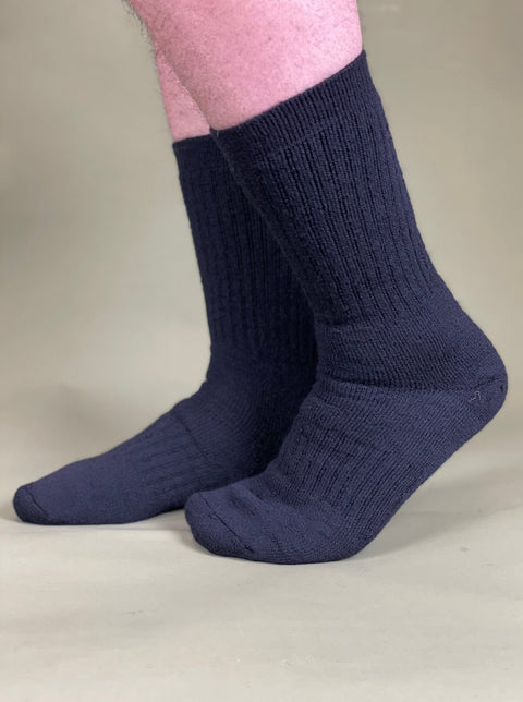 Southern Merino Socks in Navy