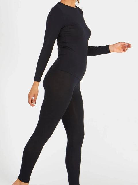 Long Leggings in Black
