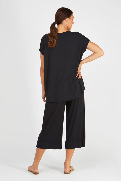 Culotte Resort Pant in Black