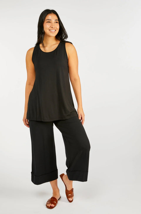 Culotte Resort Pant in Black
