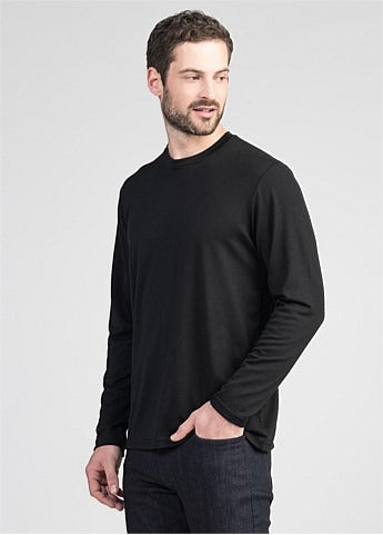 Classic Mountainsilk Crew in Black