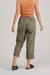 Hemp & Cotton 7/8 Drawstring Pants In Khaki