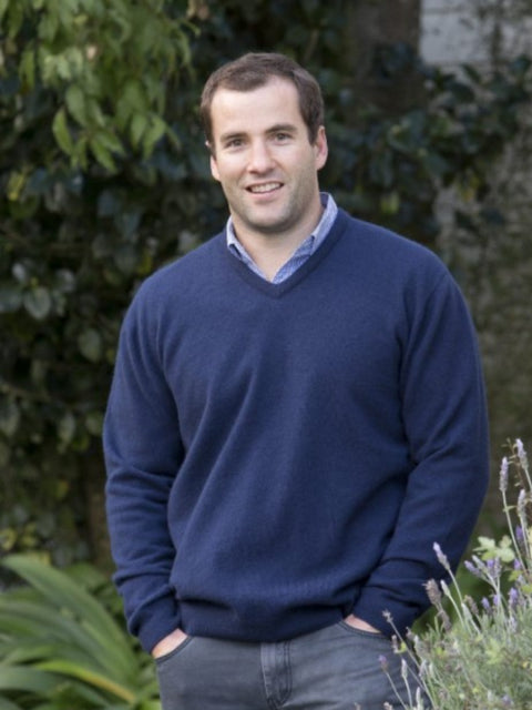 V-Neck Sweater in Twilight