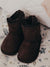 Platinum Baby Sheepskin Booties in Chocolate