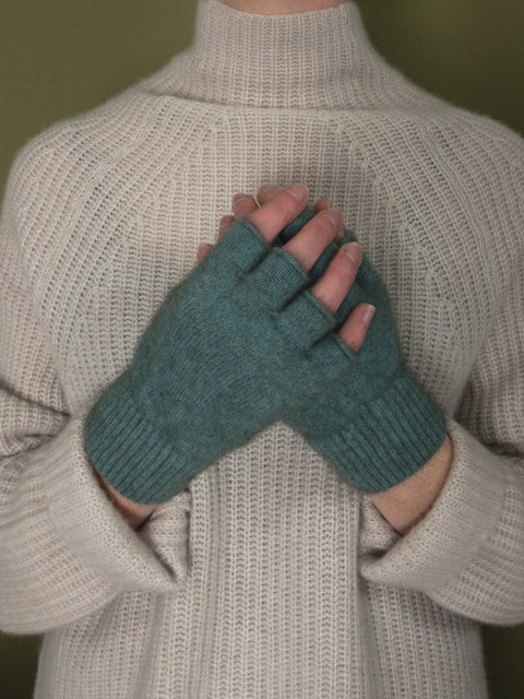 Merino Possum Fingerless Gloves in Assorted Colours