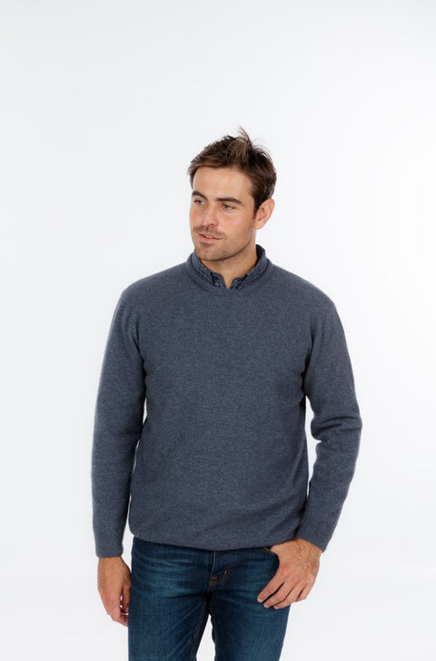 Crew Neck Sweater in Sky