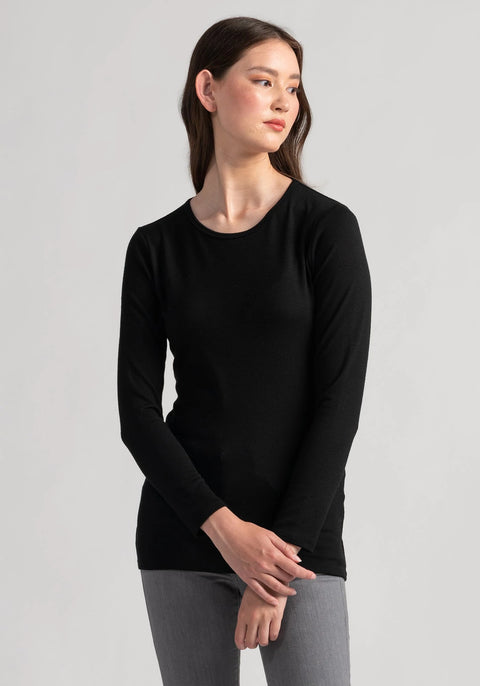 Round Neck in Black