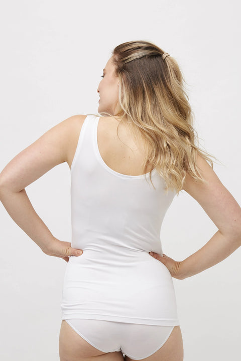 Scoop Tank White