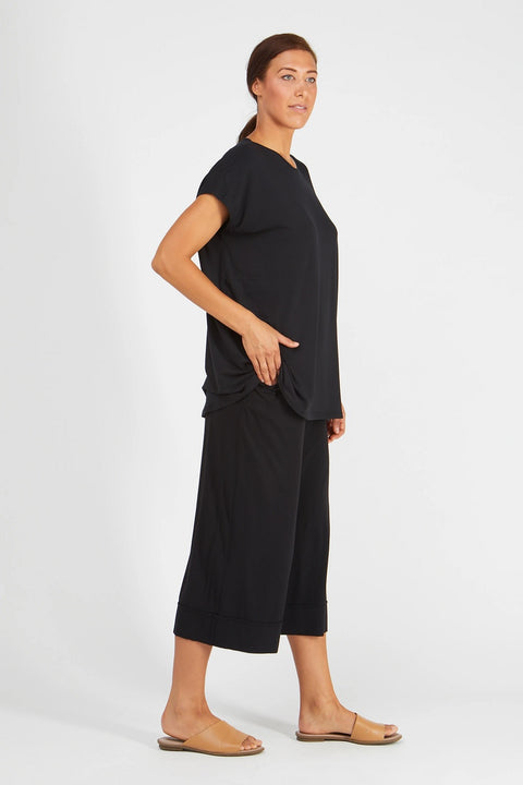 Culotte Resort Pant in Black